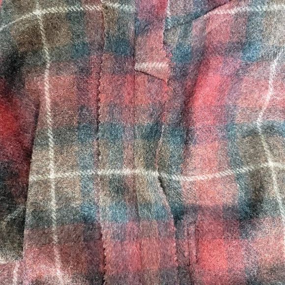 Vintage 60s Handmade Wool Blend Plaid Jacket & Peddle Pusher Pants Outfit Set - Picture 12 of 13